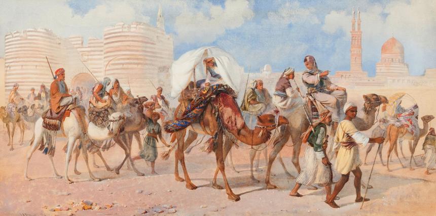 Ilustrasi Karavan Arab